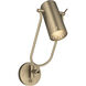 Ruehl 14 inch 9 watt Champagne Bronze Swing Arm Wall Sconce Wall Light